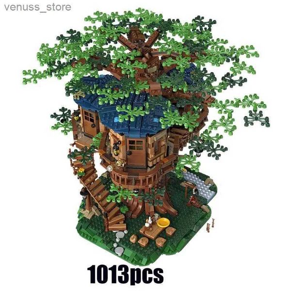 Blocs Tree House le plus grand modèle d'arbre Moc blocs de construction idées 21318 briques bricolage jouets éducatifs cadeau pour les enfants 1013 pièces en Stock R231208