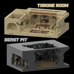 Blokken UCS Movie Scene Beast Moc Bouwstenen Pit Model Kamer Set Technologie Bricks DIY Assemblage Collectie Speelgoed Kerstcadeaus 240120