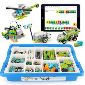 Blocks WeDo 2.0 Educational Functions DIY Parts Compatible 45300 WeDo 2.0 Core Set Building Blocks DIY Toys Christmas GiftsHKD230701