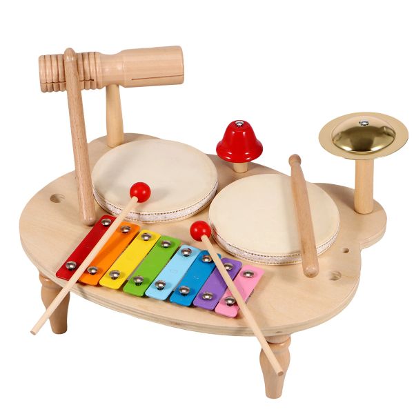 Bloques Baby Baby Musical Instrument Toys Kid Drum Kit de tambour