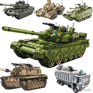 Blokken WW1 Militaire Voertuigen Tank Sets SWAT Leger Stad Model Bouwstenen DIY Baksteen Kinderen Speelgoed Klassieke Wereldoorlog R230720