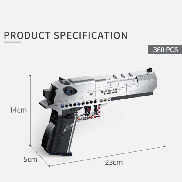 Blocs WW2 PPK Desert Eagle Military Series Military Series Bricks M92 PISTOL USP MODEAL BRICKS BLICALS BLICALS BLOCKS FOR TOYS pour enfants Boy enfants Cadeaux