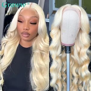 Blonde Body Wave Lace Front Wig Hd Lace Transparent 13x4 13x6 Cheveux humains 613 Perrue frontale complète sans glues sans glué pour femmes 240408