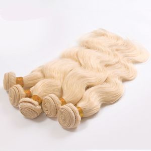 Cheveux brésiliens blonds 3Pcs 90g / Lot Brésilien Vierge Cheveux Corps Vague 12 