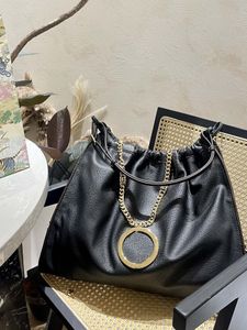 Blondie collectie GM Tote dames grote handtas luxe designer oversized schoudertas met gouden ketting lederen handtas portemonnee in elkaar grijpende letter hardware tas