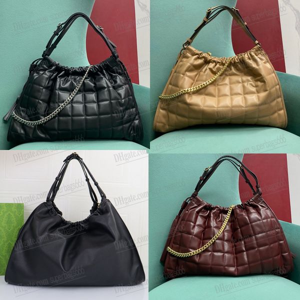 Blondie Grand Sac Fourre-Tout Déco Moyen Fourre-Tout Sac Rond Interlocking G Cuir Véritable Luxe Épaule Mode Embrayage Designer Femmes Sac À Main Été Sacs À Bandoulière