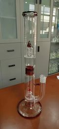 Glazen bongs bloedrode raket waterpijpolie olieverstift waterpoel 16 inch we zijn de fabrikant