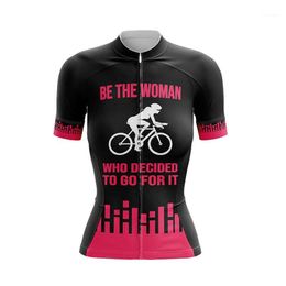 Chemisier femmes 2022 maillot de cyclisme à manches courtes Pro vêtements dames vélo vtt vélo chemise Camisa Ciclismo Feminina