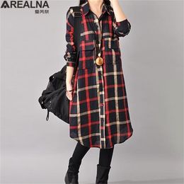 blouses vrouw herfst plaid shirt vrouwen vintage kimono lange vest bovenkleding vrouwtops en blusa mujer 210719