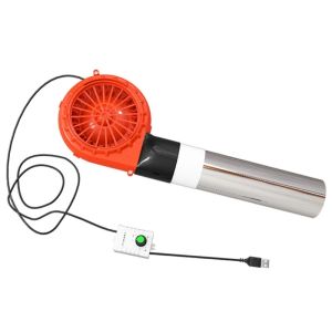 Blowers draagbare BBQ ventilator luchtblazer handheld batterij aangedreven barbecue ventilator luchtblazer buiten camping grill kookdruppel verzending