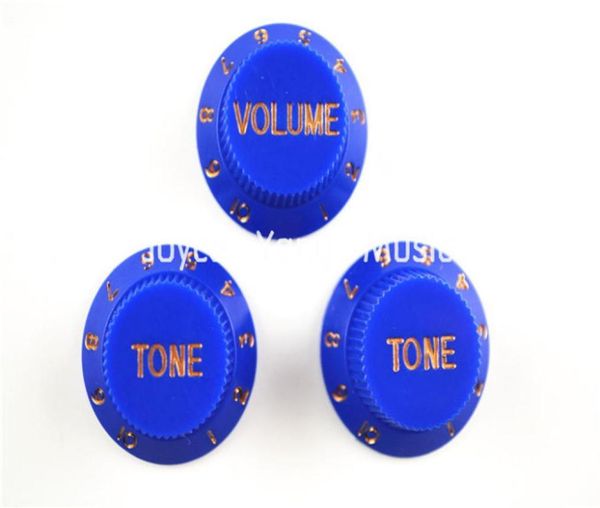 Blue 1 Volumen 2 Tonelot Pandillas de control de guitarra eléctrica para Fender Strat Style Electric Wholes2654723