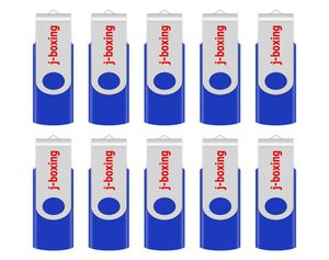 Blauw 10-pack 32 GB OTG USB 20-flashdrive Opvouwbare dubbele USB-geheugenstick Duimpendrive-opslag voor computer Android-smartphone Ta6971322