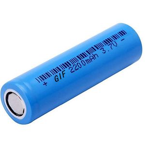 Batterie rechargeable au lithium bleu 18650 2200mah 3.7V pour lampe de poche, banque d'alimentation, électronique ou lampe de poche LED étui d'alimentation pour téléphone hot selli