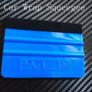 Pro 3 M Zuigmond Vilt Zuigmond Voertuig Window Vinyl Film Car Wrap Applicator Tool Schraper 100 stks/partijen DHL Gratis Bezorging