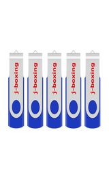 Blauw 5PCSlot 1G 2G 4G 8G 16G 32G 64G Roterende USB Flash Drives Flash Pen Drive High Speed Memory Stick opslag voor computer LAPTO7031491