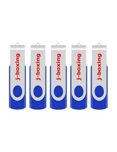 Blauw 5PCSlot 1G 2G 4G 8G 16G 32G 64G Roterende USB Flash Drives Flash Pen Drive Hoge snelheid Geheugenstick opslag voor computer LAPTO1844502