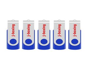 Bleu 5PCSLOT 1G 2G 4G 8G 16G 32G 64G Clés USB rotatives Flash Pen Drive Stockage de clé mémoire haute vitesse pour ordinateur Lapto3444268