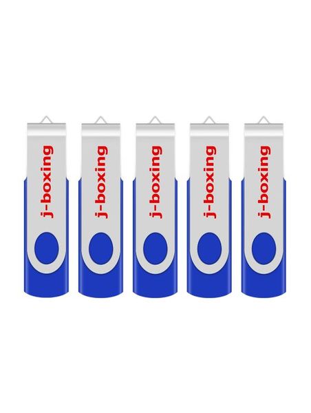 Bleu 5PCSLOT 1G 2G 4G 8G 16G 32G 64G Clés USB rotatives Flash Pen Drive Stockage de clé mémoire haute vitesse pour ordinateur Lapto2276641