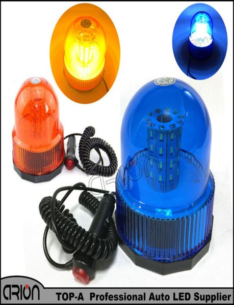 Azul ámbar 40 SMD 40 LED coche Auto camión luces de advertencia intermitentes policía bombero baliza estroboscópica barra de luz de emergencia 12V24V3941923