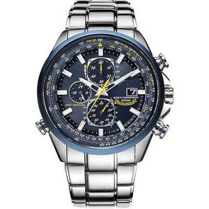 Blue Angel Multi fonctionnelle Time Glow Watch Steel Band Watch Men's Watch Men's Watch