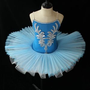 Ballet de ballet bleu tutu ballet pour enfants Costume de cygne de cygne