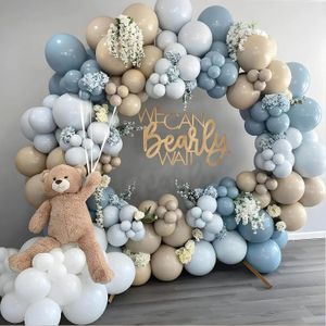 Ballon bleu garland arc kit décorations de mariage baby shower fête garçon fille anniversaire 18th bar mitzvah décor 231220