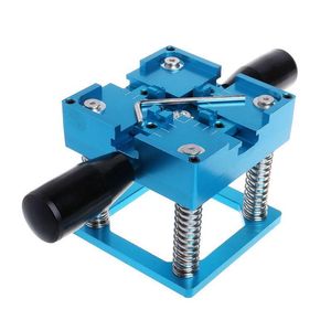 Freeshipping Blauw BGA reballing kit 90x90mm BGA reballing station met handschacht Gift BGA Universele stencil Goejp