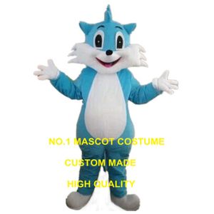 Mascotte Blue Cat Costume de caractéristique de dessin animé personnalisé Costume de carnaval 3208 Costumes de mascotte