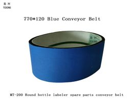 Blauwe transportband van MT200 Round Bottle Labeler Reserveonderdelen 770120mm Size4597726