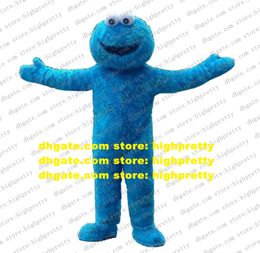 Blue Cookie Monster Elmo Mascot Kostuum volwassen stripfiguur Outfit Pak Lovely Annabelle Welcome Receptie CX2005