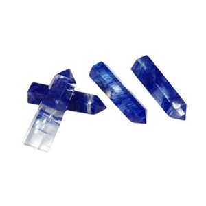 Blauw Crystal Point Ruwe Stone Ambachten Ornamenten Mogelijkheid Kwarts Pijler Minerale Healing Wands Reiki Energy Tower