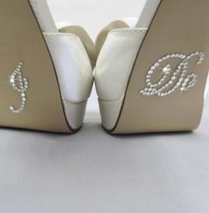 Blue Crystal Wedding Shoe -stickers DIY BRIDAL Sandaalbodemstickers Bridale Accessories I Doe en ik Too Shoe Stickers Clear Rhines2133743