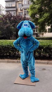 Costume de mascotte de chien bleu, personnage de dessin animé personnalisé, déguisement de mascotte, thème de carnaval, kits d'anime 41187