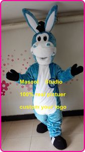 Disfraz de mascota topo de burro azul disfraz personalizado disfraz de fantasía kit de anime disfraz de Carnaval con tema de mascota 40953
