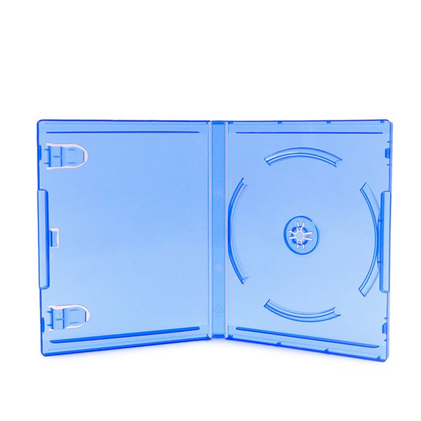 Blue DVD CD Discs Case Bracket Holder Box para PS4 Slim Pro Games Disk Storage Cover Protector Reemplazo del juego Accesorios NAVE RÁPIDO