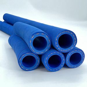 Blauwe EPDM-rubberslang Slijtvaste draadgevlochten zandstraalslang Sterke flexibiliteit, scheurweerstand, hoge sterkte, directe verkoop in de fabriek, grote korting