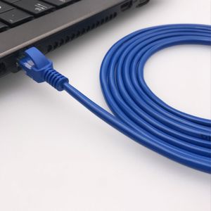 Blauw Ethernet Internet Kabel 1M 1.5M 2M 3M 5M Voor Cat5e Cat5 Netwerk Patch lan Cord Pc Computer Modem Router