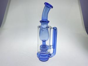 Biao Glass Carta Recycle Cup Style Blue Smoking Pipe Oil Rig Hookah Prachtig ontworpen welkom om prijsconcessies te bestellen
