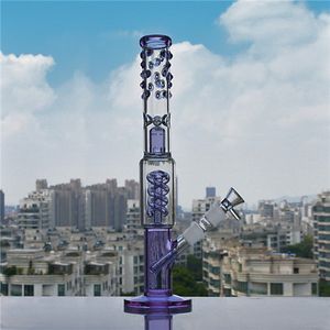 Bangs en verre Bongs Coil Coil Freillahs Beaker Dabs Bubbler Ice Catcher Smoke Glass Pipe de verre avec bol de 14 mm