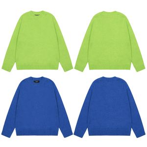 Blue Green Pull 2024 Sweatshirts Men Femmes Femmes Hip Hop Pillucheurs Pullaires