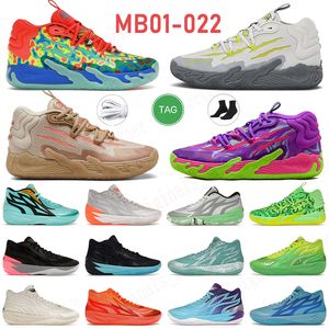 Blue Hive mb03 basketbal lamelo balschoenen Chino Hills Toxic Forever Rare Rick en Morty MB01 MB02 Honeycomb Supernova Queen City Fade Athletic Sneakers Herenschoenen