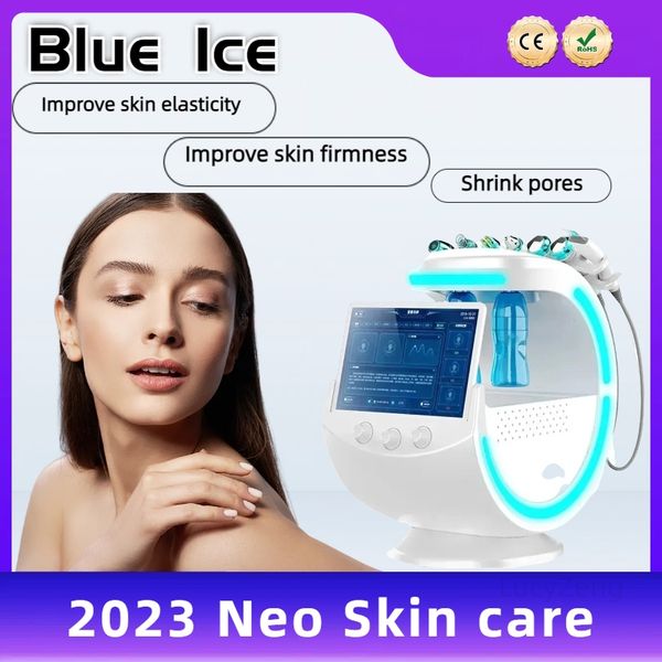 Blue Ice Skin Analyzer Multi Care Anti-Aging Repoval Repose Skin Repair Machine 12 langues pour obtenir le meilleur effet