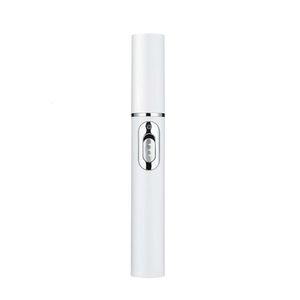 Blauwlicht Acne Laser Pen Draagbare rimpelverwijderingsmachine Verwarmingsbehandeling Therapie Massage Relax Huidverzorging Littekenverwijderaar Pen Boligrafo Laser Para Acne Con Luz Azul