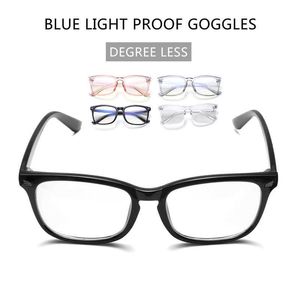 Gafas de bloqueo de luz azul Computadora Gamer LCD / Pantalla LED Gafas Anti-Blue Ray 5 colores Lentes claras Aliviar la tensión ocular digital Y0831