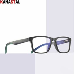 Blue Light Blocking Glasses Hommes Lunettes de lecture bloquant la lumière bleue TR90 myopie lunettes d'ordinateur rétro lunettes carrées cadre femmes lentilles optiques lunettes 230823