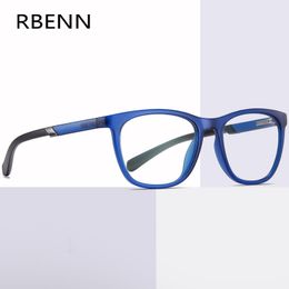 Blauw licht blokkerende bril rbenn blauw licht blokkering leesbril mannen hoge kwaliteit tr90 zakelijke anti blauw licht presbyopia bril 1,75 230823