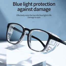 Blauw licht blokkerende bril Vochtinbrengende bril voor natte ruimtes Blauw licht blokkerende bril Anti-pollen Oogbescherming Zonnebril op sterkte 230920