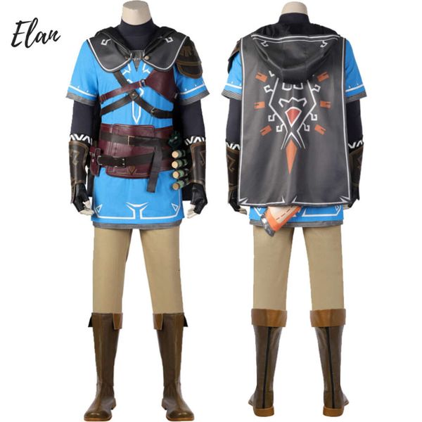 Disfraz de Blue Link, botas y accesorios para disfraz de hombre, disfraz de Comic Con de Halloween