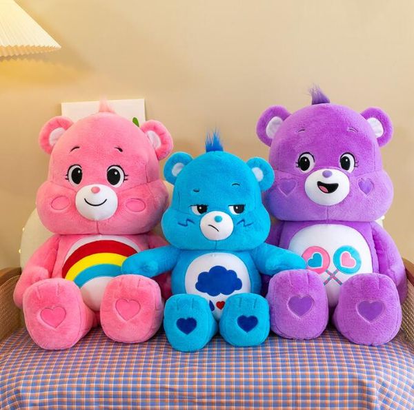 Muñeco de oso de amor azul, muñeco de peluche de oso, sueño, oso enojado