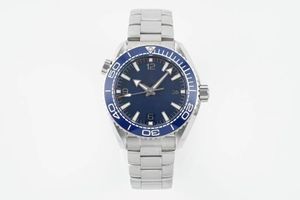 Blue Men's 8800 Movement Watches Series Classic Steel King avec un degré de réglage unidirectionnel Céramique avec montre mécanique entièrement automatique Haima Yadong 600 Wristwatch